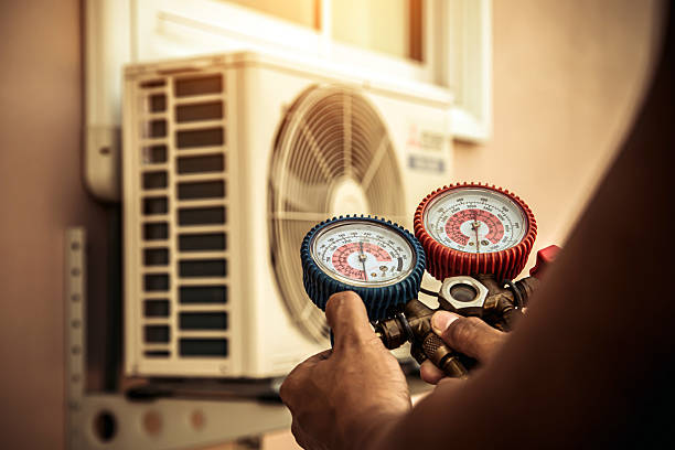 Professional Hvac Maintenance technician working in Mather, PA